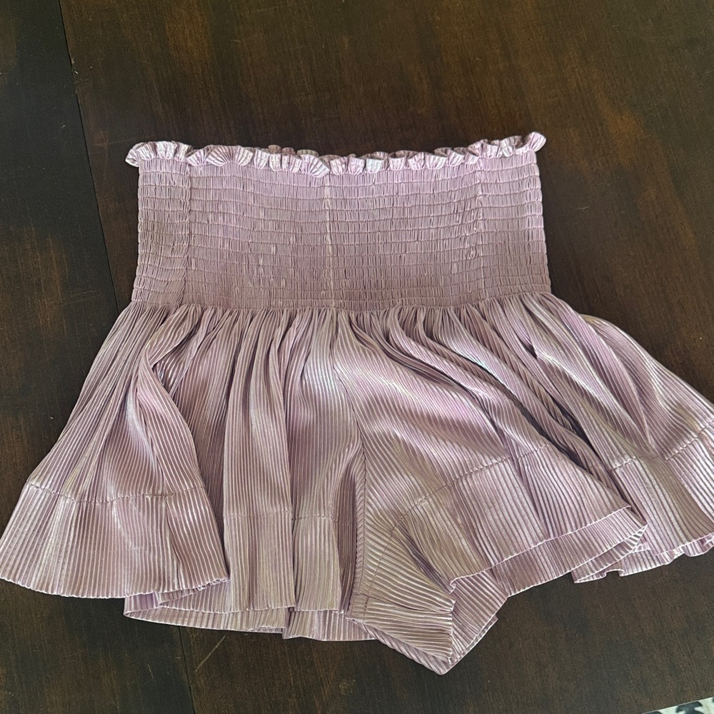 QUEEN OF SPARKLES Lavender shorts